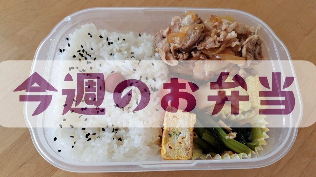 今週のお弁当2024.5.19