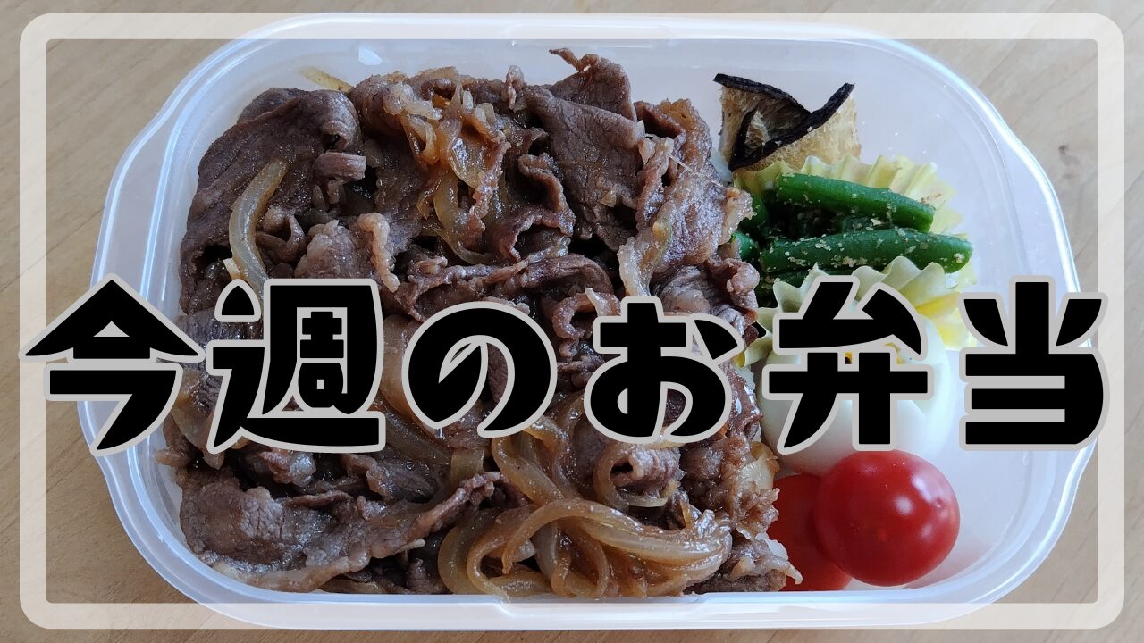 今週のお弁当2024.6.3