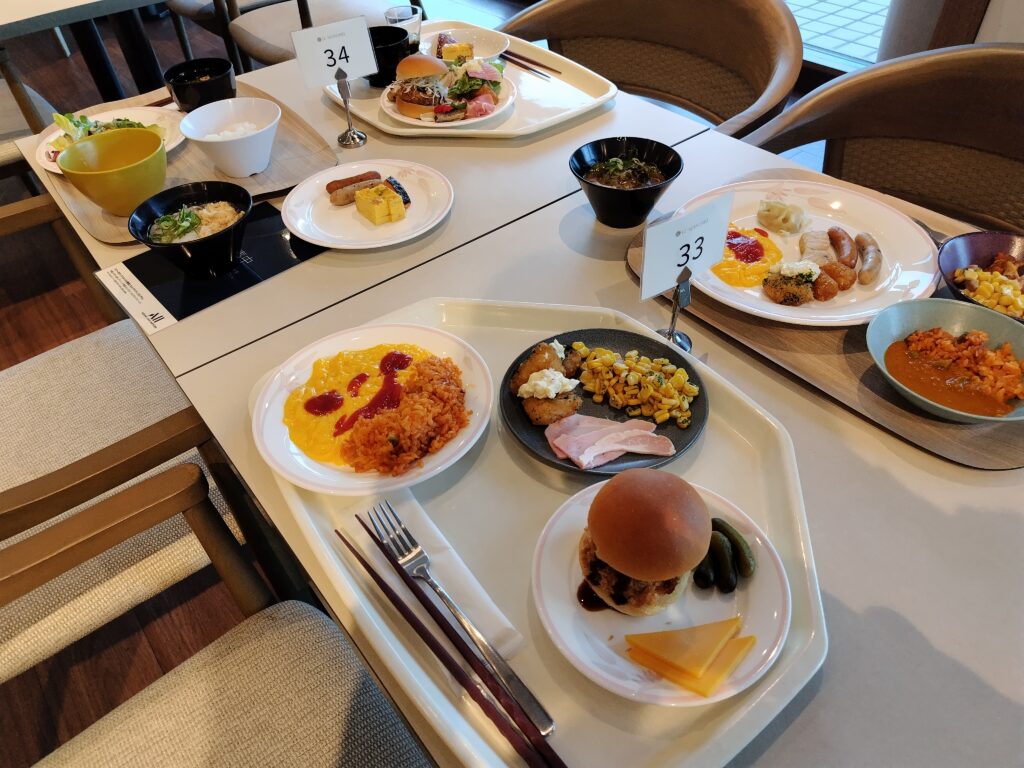 朝食ビュッフェ12