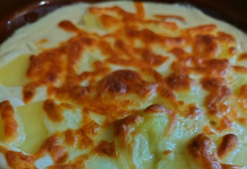 家庭菜園のじゃがいもで作ったグラタン