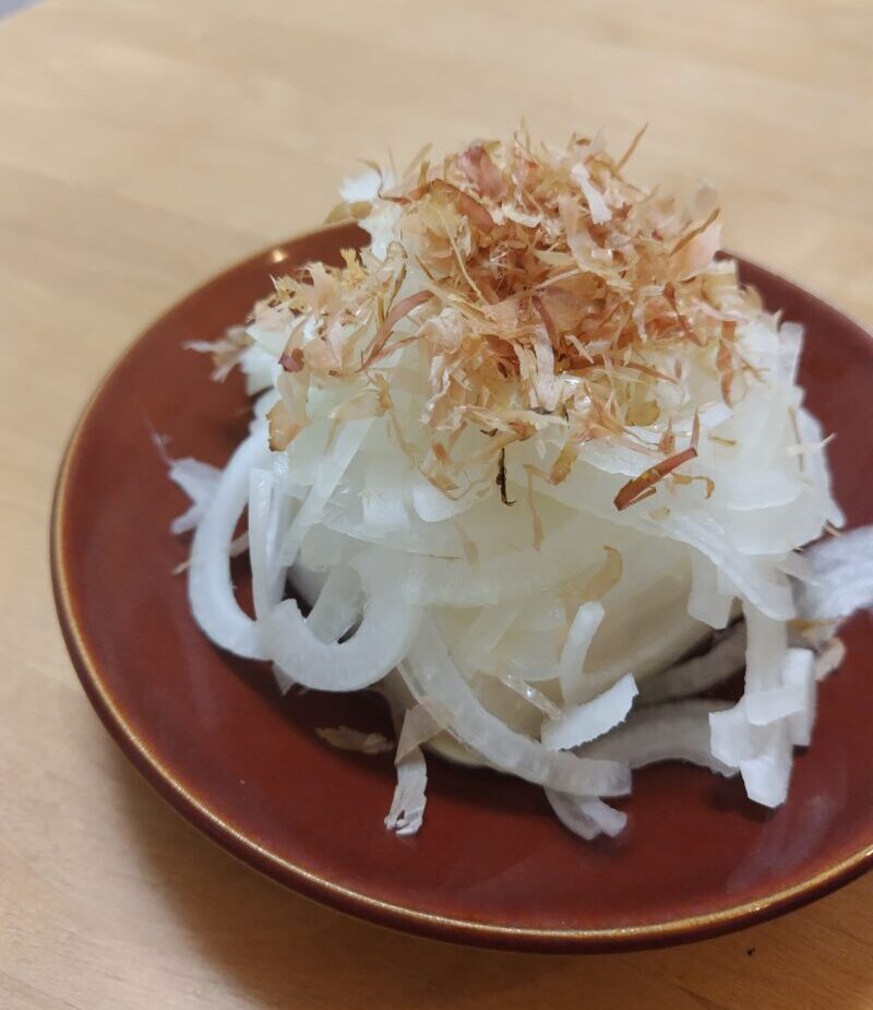 下中たまねぎのスライス