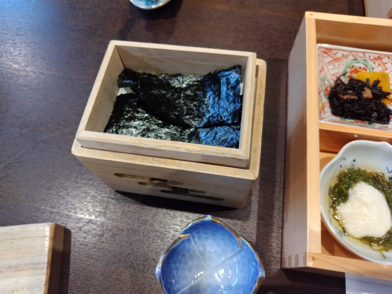 湯の花荘 朝食 のり