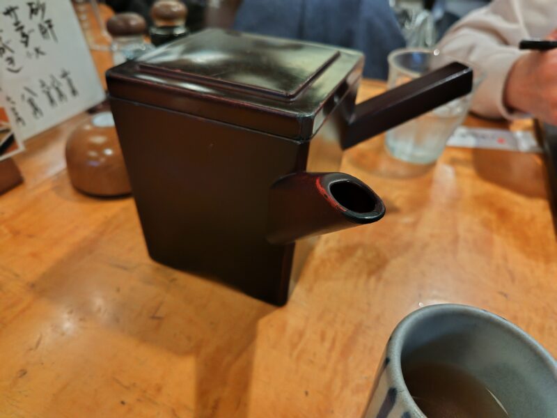 国分寺そばランチ蕎麦湯