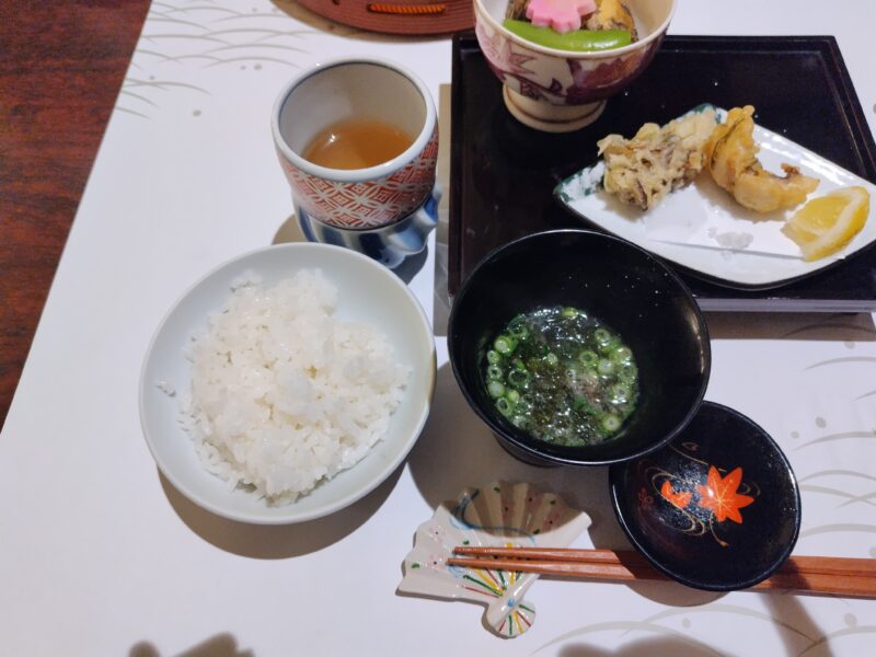 磯海苔 葱 白飯