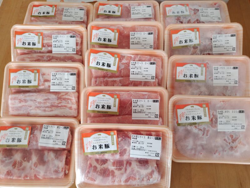 お米豚　3.7kgセット