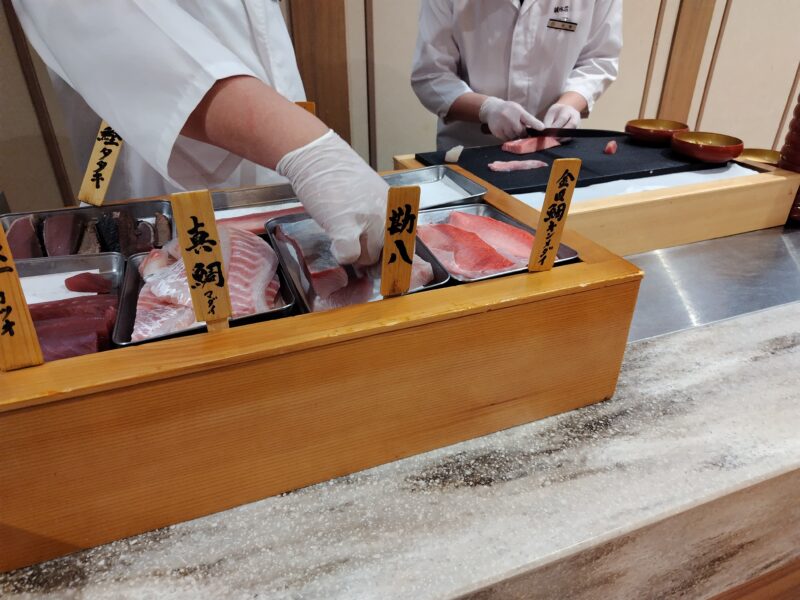 堂ヶ島ニュー銀水　プレミアムディナービュッフェ　お刺身